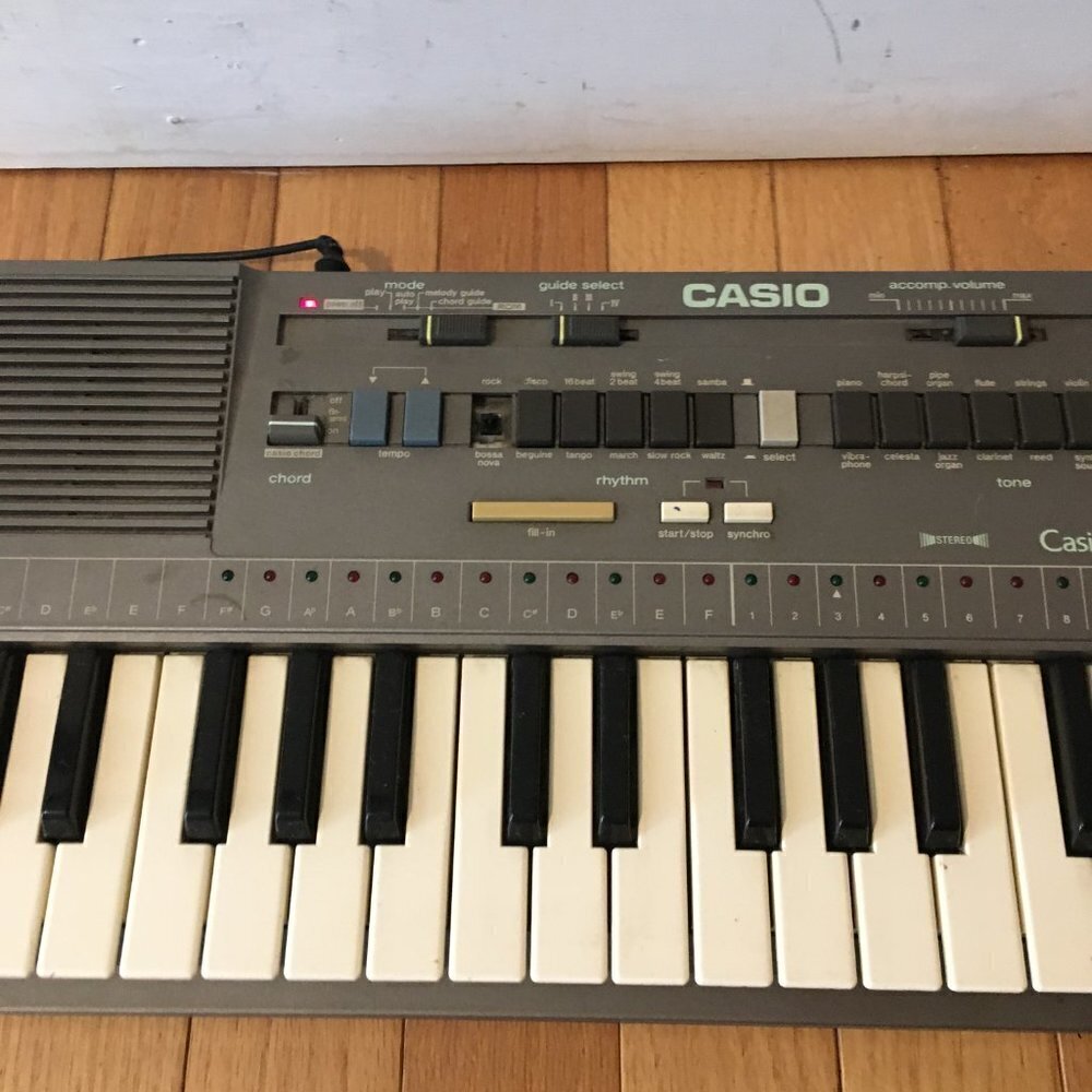 Vintage 70's 80's Casio Casiotone ROM Pack Keyboard Piano - Picture 8 of 15